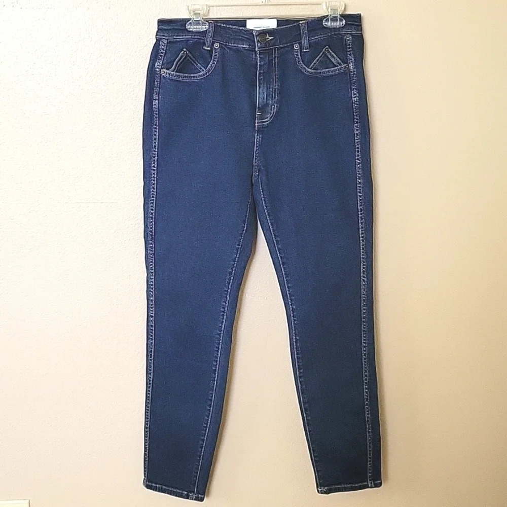 Current Elliott Dark Wash High Rise Skinny Jeans Casual Essential - Size 31